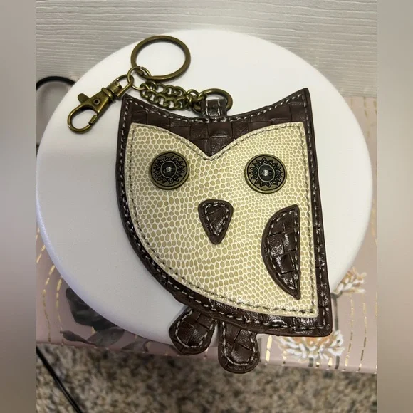 Chala Leather Owl Keychain NWOT - Picture 1 of 2